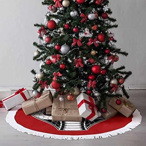 Napadačka suknja za božićnu drvcu Xmas Tree Mat Tassel ukrasi za ukrase Holiday Party 30/36/48 inča