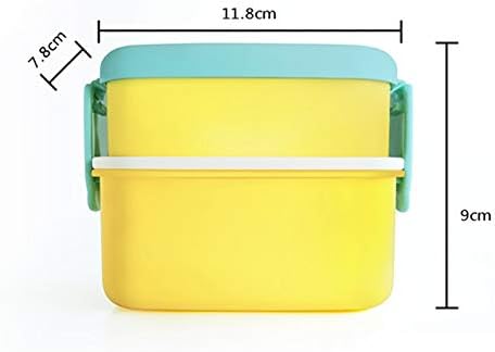 LKYBOA Mini kutija za ručak za djecu u mikrovalnoj pećnici Prijenosni Kontejner za užinu Crtić slatki uzorak voća Student Picnic Bento Box