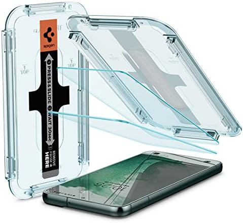 Spigen kaljeno staklo za zaštitu ekrana [Glas.tR EZ Fit] dizajniran za Galaxy S22 Plus [Case Friendly] - 2 paketa