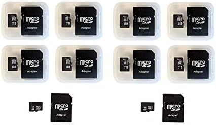 10 Pack X 16gb Micro SD kartica microSDHC memorijska kartica sa adapterom, Full HD Micro SD kartica