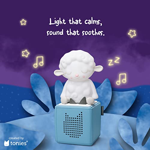 Tonies Night Light - Sleepy Sheep Audio Play lik iz Sleepy Friends / Warm Glow / 90 minuta lijepo komponovanih melodija / snimite vlastite priče za laku noć