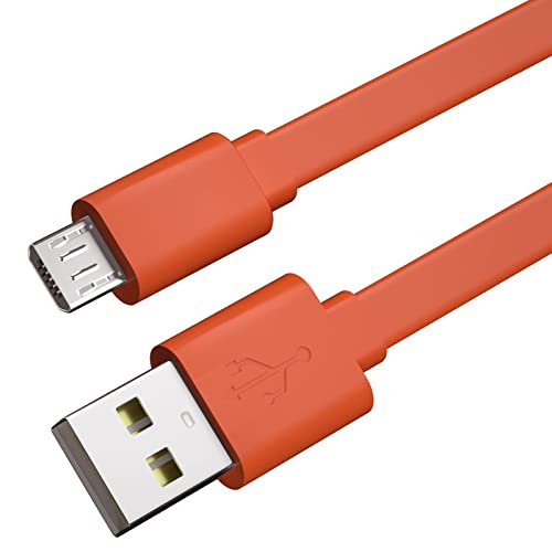 Toxaoii zamjena Micro kratka USB kabl za brzo punjenje kabel ravnog napajanja kompatibilno sa JBL nabojem 3 punjenje 2, prevrtanje