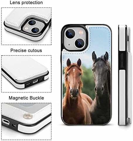 Tri konja štampana futrola za telefon kompatibilna za iPhone 13 Mini/iPhone 13 / iPhone 13 Pro / iPhone 13 Pro Max Flip zaštitni poklopac