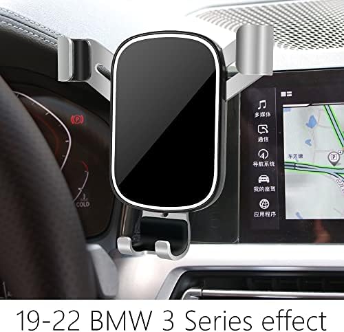 MUSTUE LUNQIN nosač telefona za 2019-2022 BMW 3 serije Sedan 340i 330i G20 [Big telefoni sa kućištem] Auto oprema Navigacijski nosač
