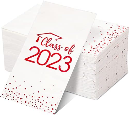 100kom maturska klasa 2023 salvete za jednokratnu upotrebu čestitke Grad salvete za goste čestitka folija tačkasti papirni ručnici