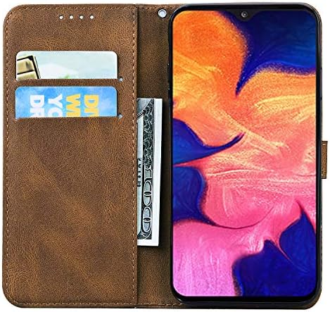 LEMAXELERS Samsung Galaxy A20 Case Slim Premium Koža Flip novčanik sa držačem kartice magnetno zatvaranje zaštitni poklopac telefona