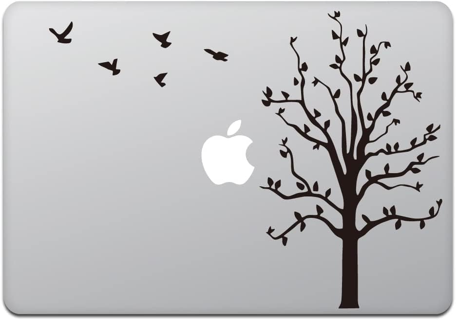 Ljubazni trgovina MacBook Air / Pro 13 MacBook naljepnica naljepnica Ptice Bijela M423-W