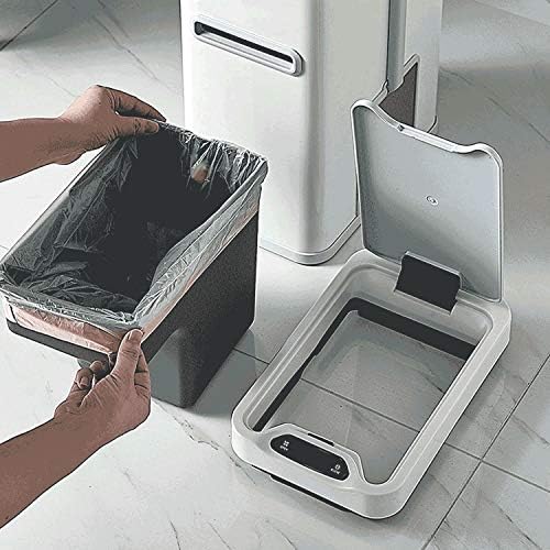 JYDQM indukcijsko smeće može sa poklopcem 7l kupaonica može sa WC školjkama i tkivnom kutijom od nehrđajućeg čelika Automatsko smeće