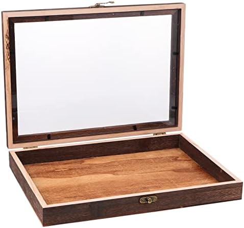Anoily Excloss Case Glass Top: BUG kolekcija kutija Shadow Box Endomologiju Pribor za prikupljanje pribora za prikaz uzorka