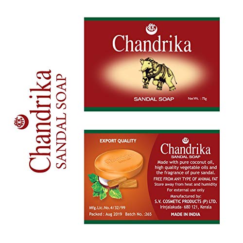 Chandrika Sandal sapun paket od 4