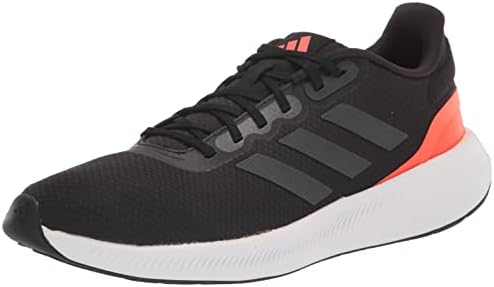 adidas muške cipele Run Falcon 3.0, Crna/karbonska/Solarno Crvena, 10