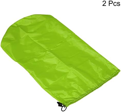 Patikil odjeća za pohranu za skladištenje, 2 pakovanje Extra Velika odjeća ćebad Organizator torba s kaiš za kampovanje, zeleno