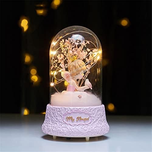 SLNFXC Crystal Ball LED glazbena kutija Djevojka Birthday Poklon Početna Dekoracija Dječja princeza Djevojka Dancing Music Box Sky
