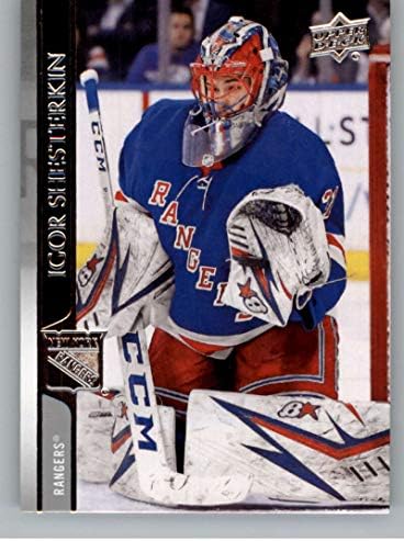 2020-21 Gornja paluba # 123 Igor Shesterkin New York Rangers NHL hokejaška trgovačka kartica