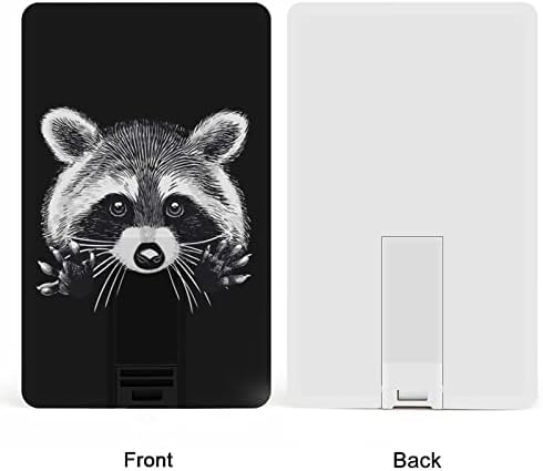 Fern Raccoon USB Flash pogon Personalizirana kreditna kartica Pogonski memorijski stick USB ključni pokloni