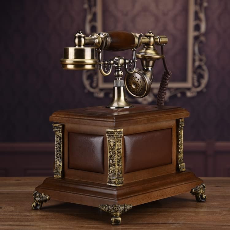 Savjet Retro Telefonski klasični stol Telefon Europski stil Ožičen rotacijski biranje Telefon uređenje uređene Zemljište Početna Dnevna