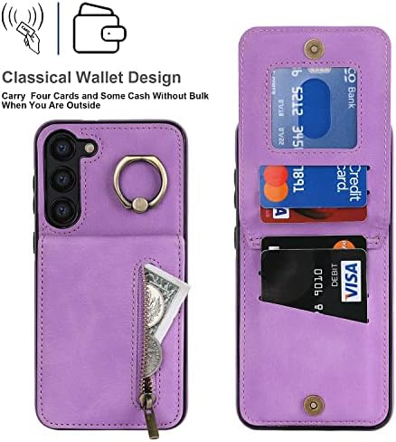 Futrola za telefon futrola za novčanik kompatibilna sa Samsung Galaxy S23 Plus, tanka PU kožna torbica zadnji novčanik poklopac za