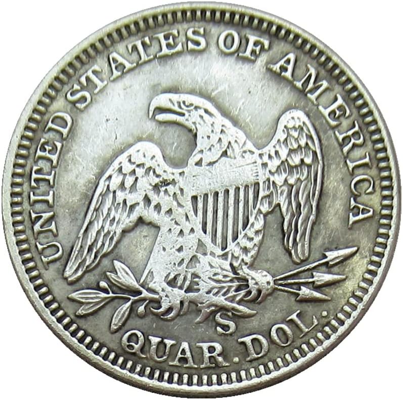 U.S. 25 Cent Flag 1857 Srebrna replika pribora za komemorati
