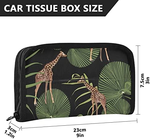 Držač za automobilski tkivo Giraffe-šumsko tkivo dispenzer zasupljenog držača salveta BackSeat futrola tkiva