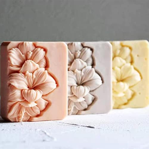 Lily Cvjetni sapuni lijepi cvjetni sapun silikonski kalup za ručno izrađene sapunice za izradu losiona losione mirisne svijeće za