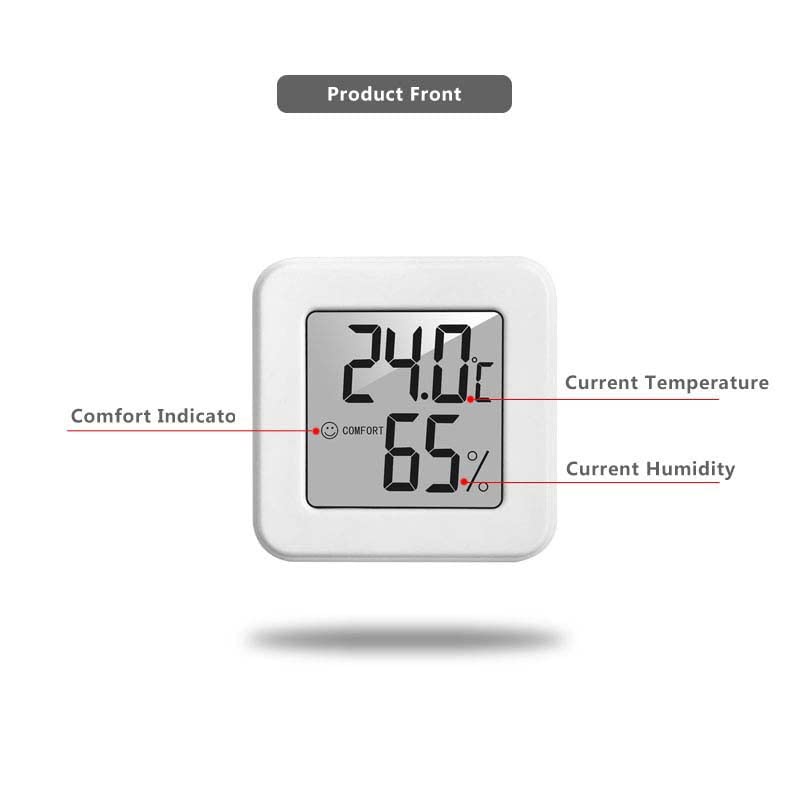 SHYC Mini unutrašnji termometar LCD digitalni temperatura soba higrometar mjerač senzor Vlažnost unutarnji termometar