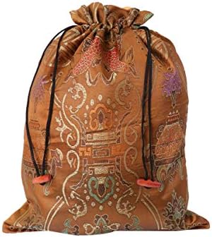 Topbathy nakit poklon vrećice svilena torba za crtanje kineskog stila Nakit torbica za pohranu za pohranu za vjenčanje