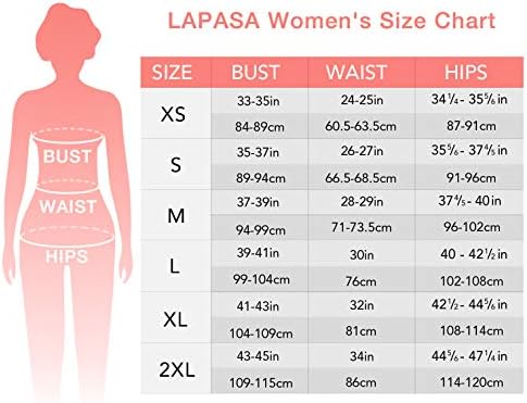 LAPASA ženski set za ženski toplotni rub, flis obložen dugim Johns Top & donje svjetlo / sredina / teška težina L17 / L41 / L44