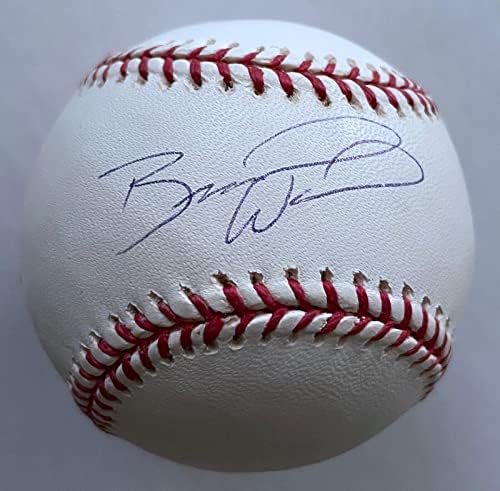 Brandon Wood potpisan rawlings bejzbol w / mlb holo & tristar coa la angels gusar - autogramene bejzbolls