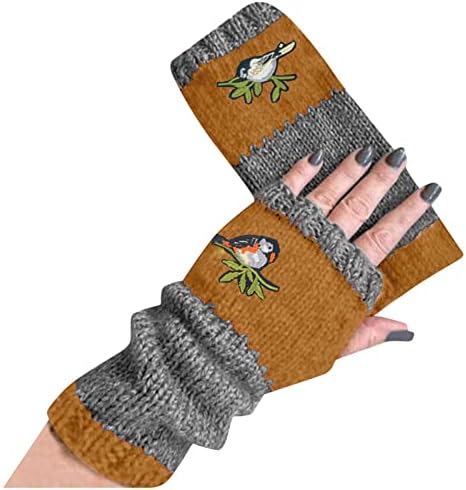 Qvkarw Male ručno rađene rukavice Hook cvijeće ručne vunene tople rukavice Ženske pamučne rukavice rukavice za žene hladno vrijeme