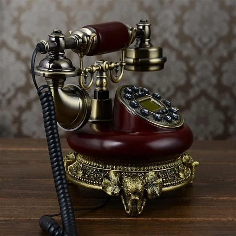 Gretd Antikni fiksni telefon Početna Pozivač ID fiksne telefonske smole i imitacija Metal HAND-BESPLATNO biranje telefona