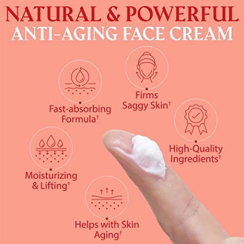 Premium Retinol krema za lice-Efikasna pomoć za Fine linije , oštećenja od sunca, suhoće-krema protiv bora za lice sa kolagenom, vitaminima,