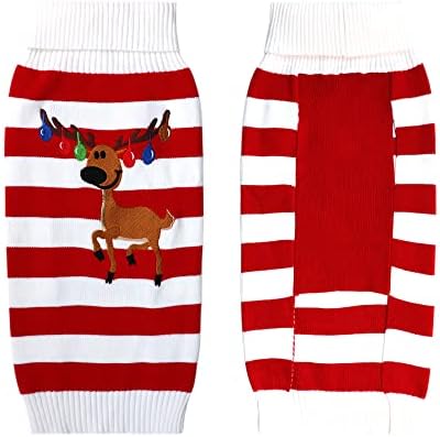 Delifur Dog Božićni džemper PET Zimski izlazni džemperi za malog psa i mačke