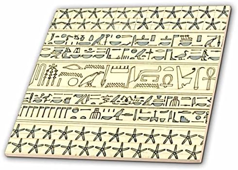 3drose drevni egipatski simboli za pisanje hijeroglifa hijeroglif Egipat Decor-Tiles