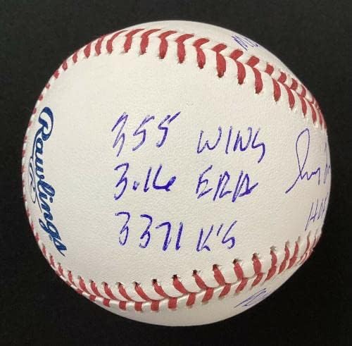 Greg Maddux potpisan bejzbol RDM MUBI BRAVES Autogram Stats Natpisi HOF JSA - AUTOGREMENA BASEBALLS