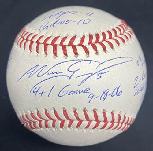 Nomar GarciaParra 4 + 1 Stat za igru ​​potpisana bejzbol JSA Dodgers - autogramirani bejzbol