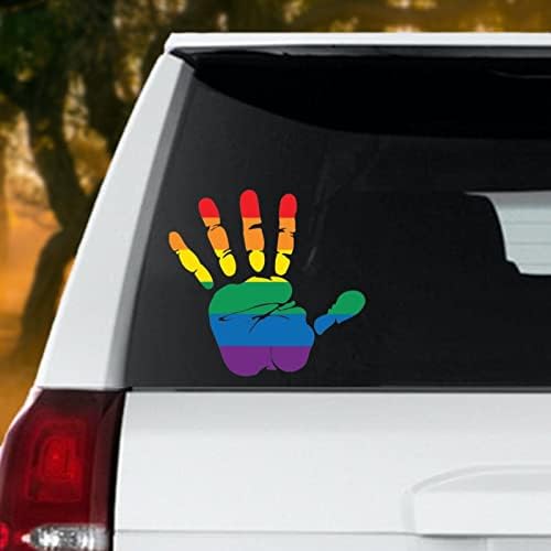 Rainbow gay ručni naljepnici naljepnice Gay Pride Decal LGBT Rainbow Equaly Lezbijski naljepnice za automobile Naljepnica za automobile za automobile Funny vinil naljepnica za kamione prozor