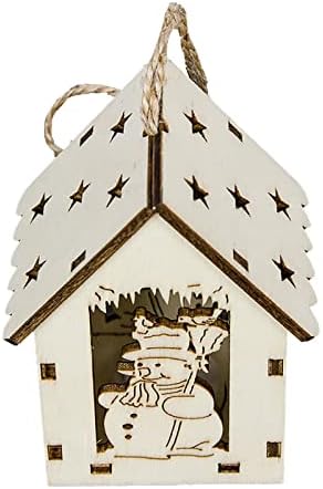 Kristalni zidni ukrasi Božićni ukrasni proizvodi Lagana kabina božićna stablo privjesak kreativni blistavi božićni privjesak kamin