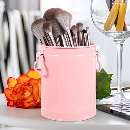 Cabilock kupaonica, Rustikalna čaša ispraznost sa loncima Pink multifunkcionalni kanta za kupatilo Kućni kontejner, dekorativni multifunkcionalni