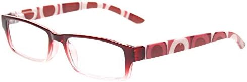 Kerecsen naočare za čitanje 4 para kvalitetnih opružnih šarki stilski dizajniranih ženskih naočara za čitanje