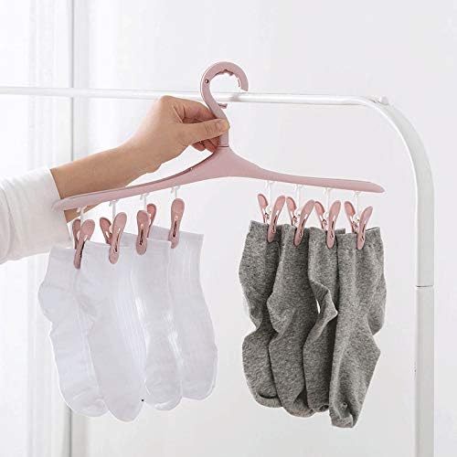 Czdyuf Plastična prenosiva kupatila platnena vješalica za vješalice sa odvojivim kopčama vješalice za odjeću čarape donje rublje kopče