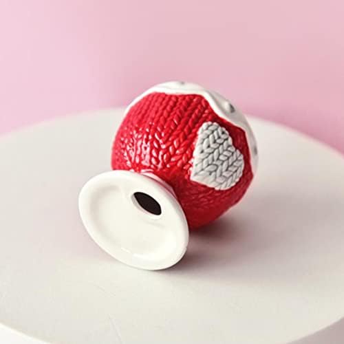 Aboofan 2kom evropski stil keramička čaša za doručak stol za jaja držač za jaja za kućne Valentine potrepštine za godišnjicu braka
