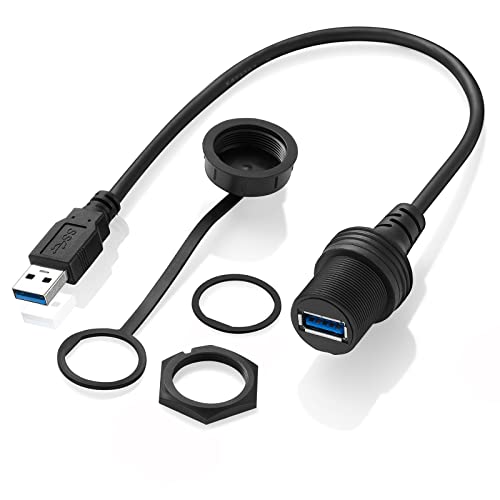 Pengglin USB 3.0 muški do ženske ploče kabel, USB produžni kabel za montiranje za automatsko brodište automobila nadzorna ploča