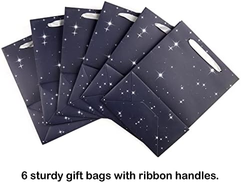 Plave poklon torbe sa zvijezdama-Galaxy goodie torbe - Space Party Favor poklon torbe - Patriotska tema Candy torbe za rođendansku