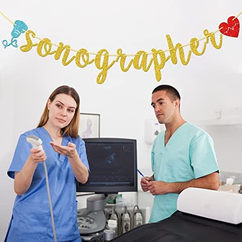 Sonograf Banner, ultrazvučni ukrasi za žene, Sonogramograf Dekor, DMS poklone za zabavu, ultrazvučni tehničarske dekoracije