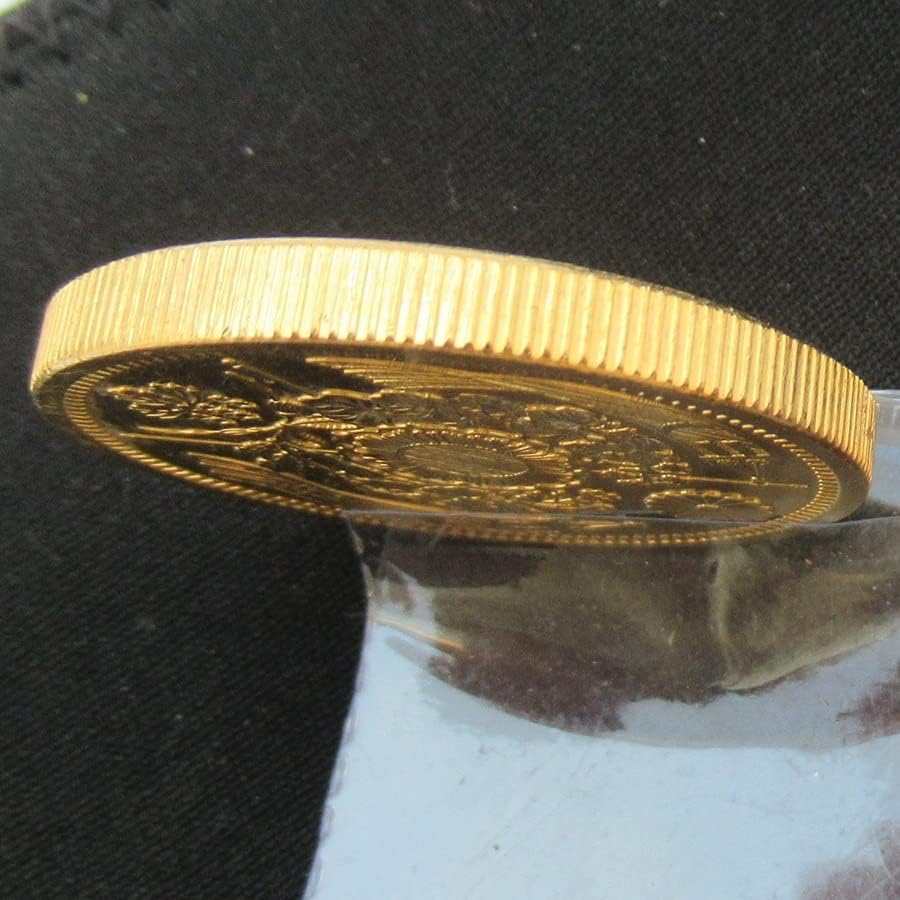 Japanski zlatni novčić 20 Yuan Meiji 10 godina pozlaćena replika prigodni novčić