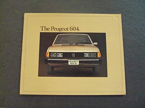 Peugeot 604 prodavača reklamne brošure