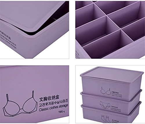 YFQHDD 3-dijelni Set kutija za odlaganje donje rublje razdjelnik sa poklopcem ormar Organizator kutija za odlaganje poklopac Organizator