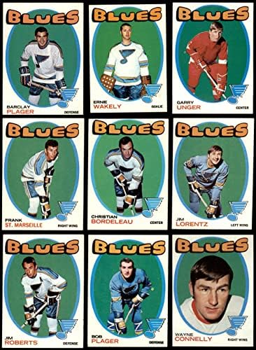 1971-72 Topps St. Louis Blues Team set St. Louis Blues ex + blues