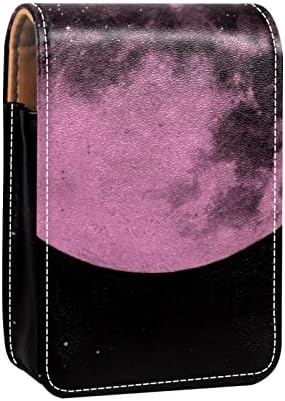 ORYUEKAN ruž za usne sa ogledalom slatka prenosiva torba za šminkanje kozmetička torbica, umjetničke svemirske zvijezde mjesec Pink