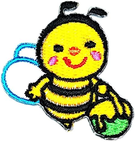 Kleenplus Mini Žuti pčelinji med slatki insekti Kid Crtić vezeno gvožđe na šiju na značku za farmerke jakne šeširi ruksaci majice